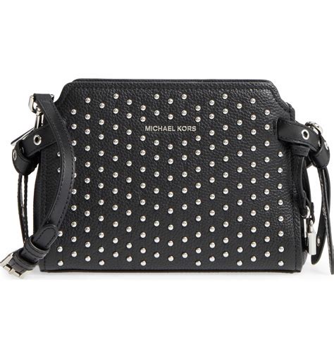 michael kors love messenger bag|Michael Kors studded crossbody bag.